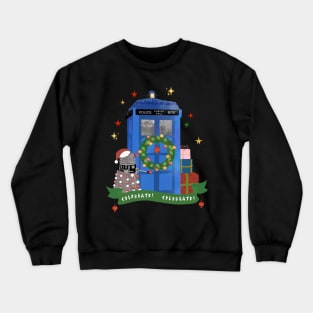 Tardis Christmas Crewneck Sweatshirt